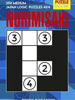 Nurimisaki: 250 Medium Japan Logic Puzzles 4x4