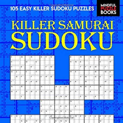 Killer Samurai Sudoku: 105 Easy Killer Sudoku Puzzles