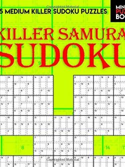 Killer Samurai Sudoku: 105 Medium Killer Sudoku Puzzles