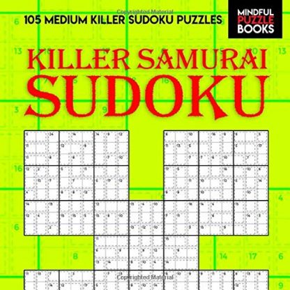 Killer Samurai Sudoku: 105 Medium Killer Sudoku Puzzles