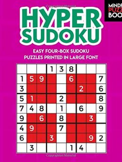 Hyper Sudoku: Easy Four-Box Sudoku Puzzles Printed in Large Font