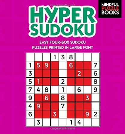 Hyper Sudoku: Easy Four-Box Sudoku Puzzles Printed in Large Font