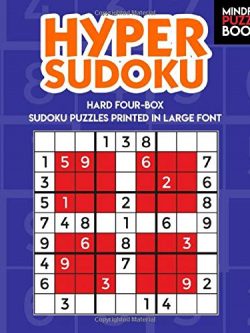 Hyper Sudoku: Hard Four-Box Sudoku Puzzles Printed in Large Font