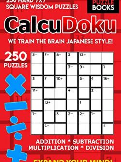 CalcuDoku: 250 Hard 7x7 Square Wisdom Puzzles