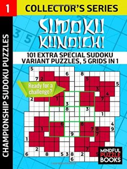 Sudoku Kunoichi: 101 Extra Special Sudoku Variant Puzzles, 5 grids in 1