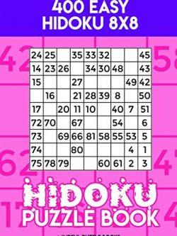 Hidoku Puzzle Book 9: 400 Easy Hidoku 8x8