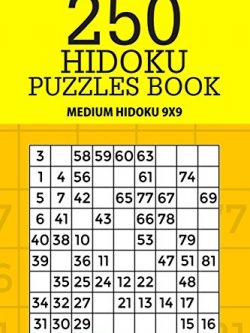 250 Hidoku Puzzle Book: Medium Hidoku 9x9 (Volume 17)