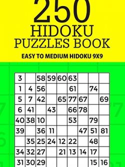 250 Hidoku Puzzle Book: Easy to Medium Hidoku 9x9 (Volume 20)