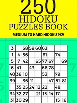 250 Hidoku Puzzle Book: Medium to Hard Hidoku 9x9 (Volume 21)