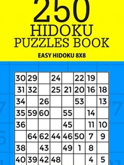 250 Hidoku Puzzle Book: Easy Hidoku 8x8 (Volume 23)
