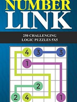 Number Link: 250 Challenging Logic Puzzles 5x5