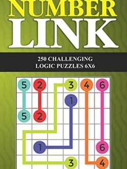 Number Link: 250 Challenging Logic Puzzles 6x6