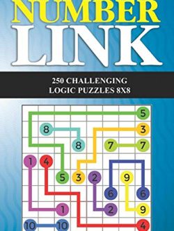 Number Link: 250 Challenging Logic Puzzles 8x8