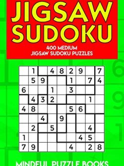Jigsaw Sudoku: 400 Medium Jigsaw Sudoku Puzzles