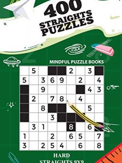 400 Straights Puzzles: Hard Straights 9x9 (Volume 12)