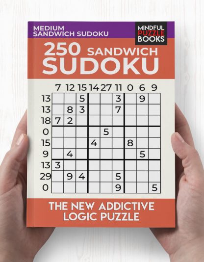 250 Sandwich Sudoku: Medium Sandwich Sudoku